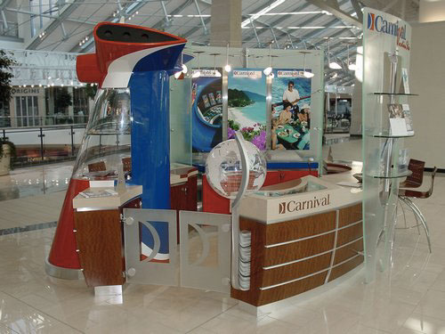Carnival Cruise Lines Carnival Vacation Store Retail design Kiosk