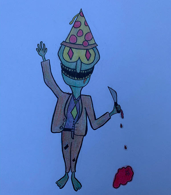 Turning Monster Pizza Man Digital