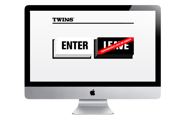 Twins typography   creative typographic logo identity