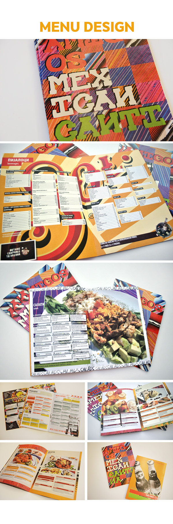 Mexican Menu Design menu design Mexican Website restaurant placemat