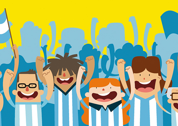 argentina world cup brazil fans argentina family ferreira sport