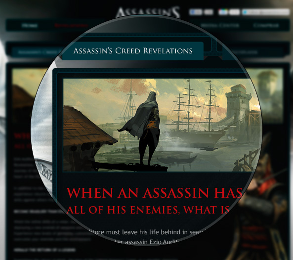 assassin`s  creed  revelations  uz games ezio  ubisoft  game layout