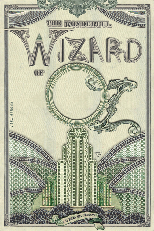 type experiment wizard OZ dracula Romeo juliet money dollar pattern harry potter gold blood book