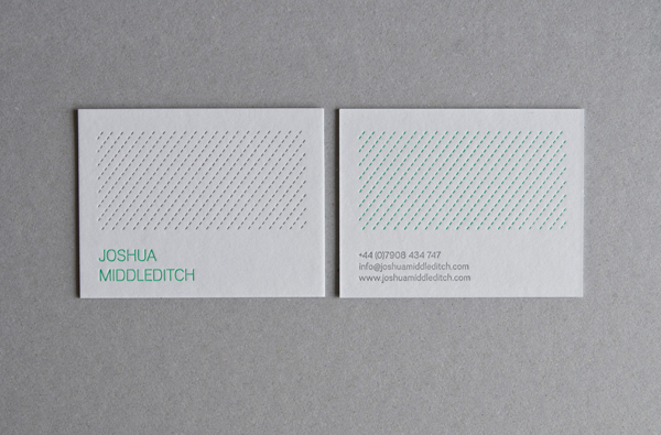 Business Cards letterpress print Self Promotion Self Promo cards colourplan gfsmith triplex