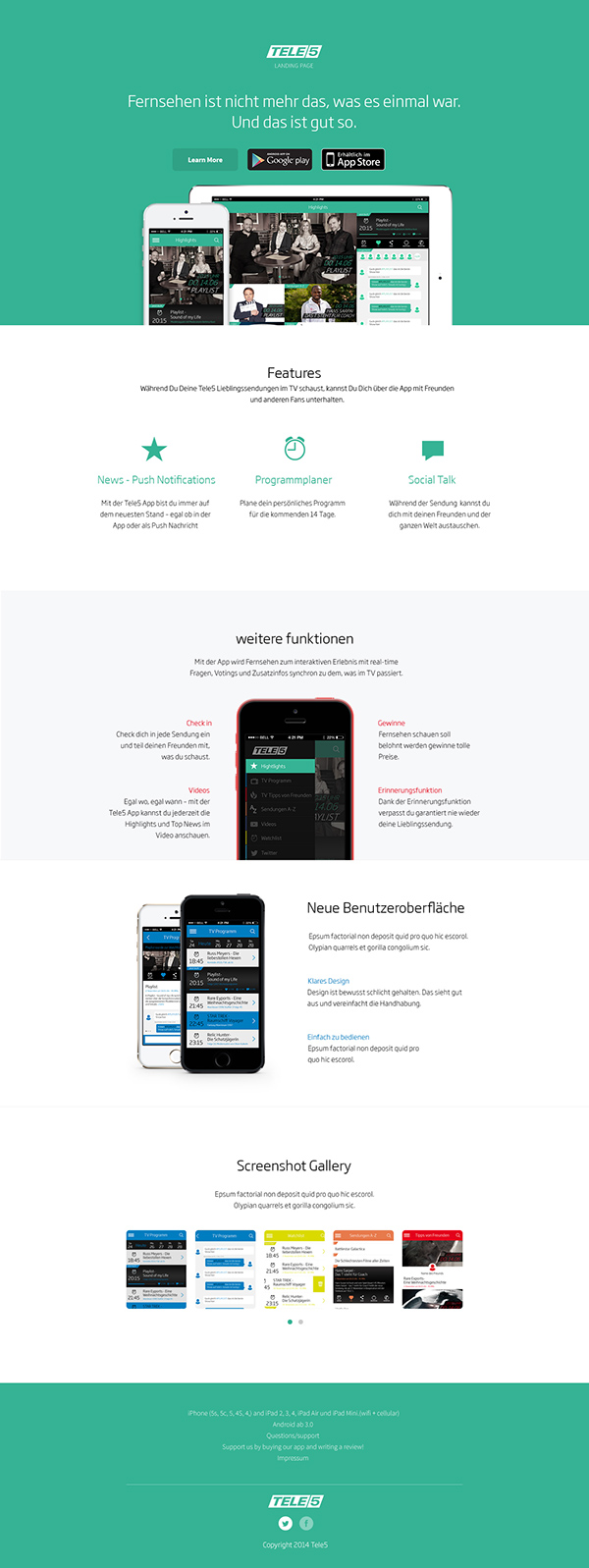 2nd Screen Tv App For Ios Android Smartphone Tablet On Behance