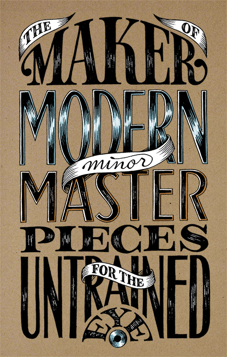 modern master Stephen Malkmus post paint boy poster lettering
