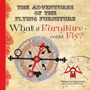 Children's Books Flying Furniture What if Furniture Hotair ballons Victorian kids books kids book adventure books
