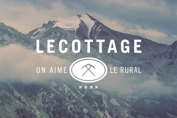 lecottage rural hotel brand identity Corporate Identity Stationery design