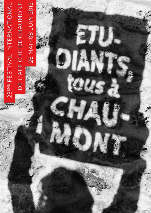 poster festival chaumont affiche pochoir urbain