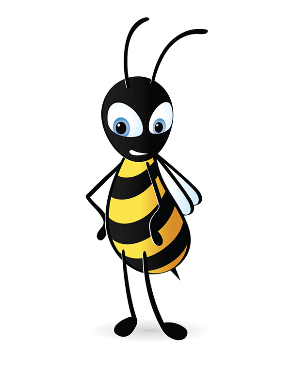 bee Character cartoon