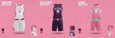 basketball branding  jersey swaps Logo Design sports uniform design WNBA