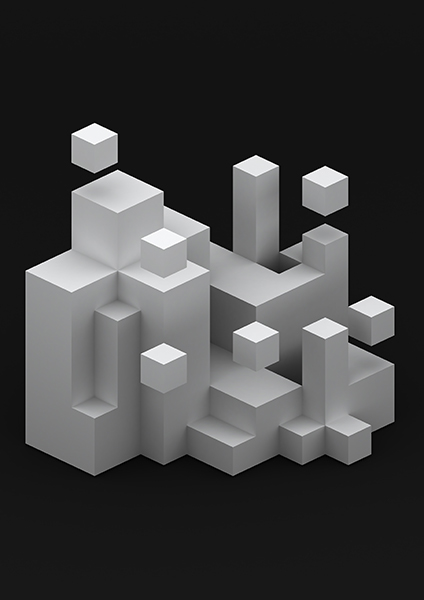 CGI 3D Render cubes