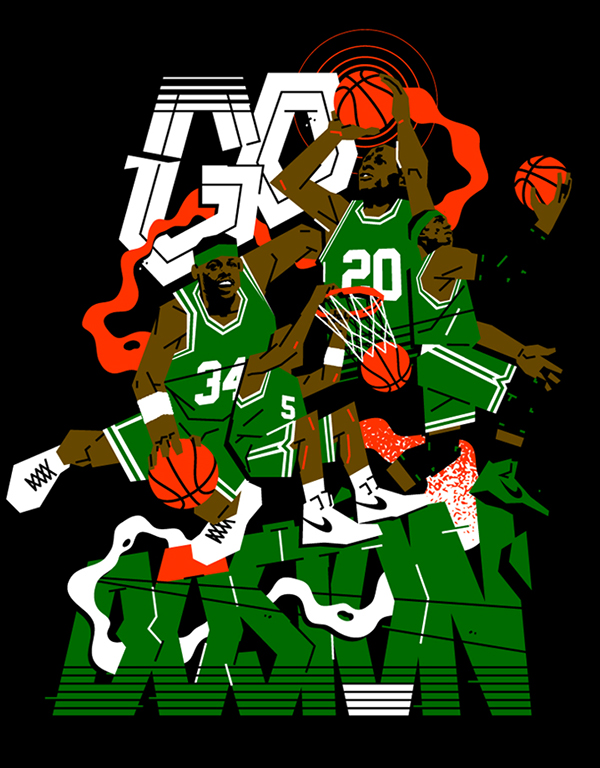 short Playoffs tee Boston Celtics Miami Heat Los Angles Lakers