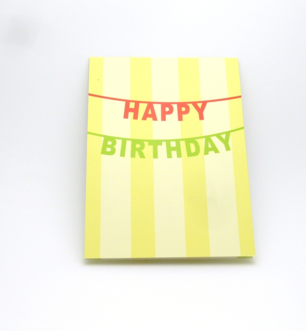 greeting card Birthday cake pop up