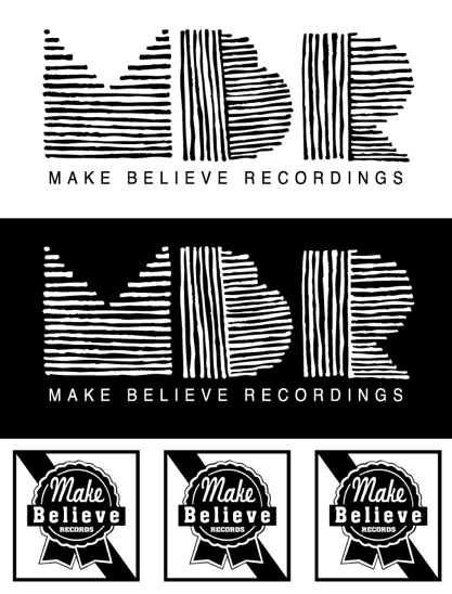 make believe records logo MBR adamroberthaug Omaha