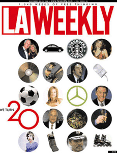 covers cover design newspaper tabloid covers newspaper design Magazine Covers la weekly Alternative Weekly editorial photography Editorial Illustration tabloid