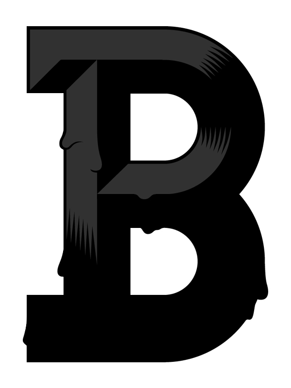 alphabattle LetterCult black and white alphabet letters