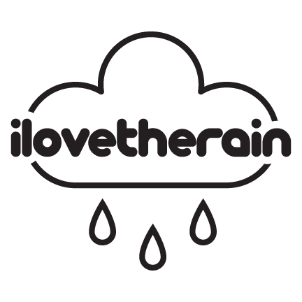 cloud  rain  stamp logo