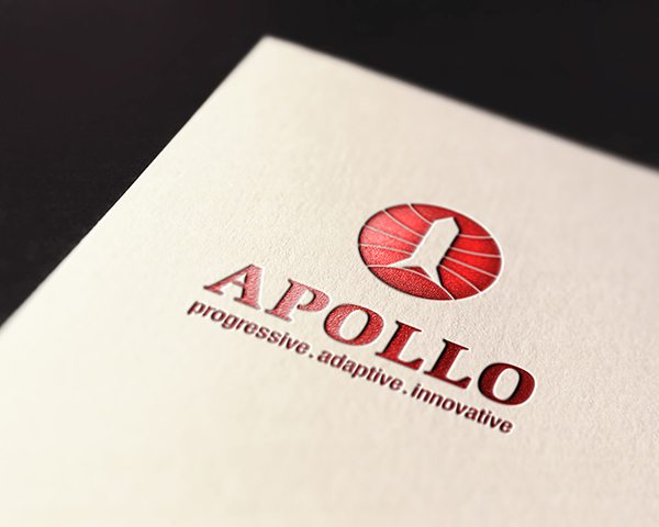 Apollo industrial logo letterhead brochure Stationery