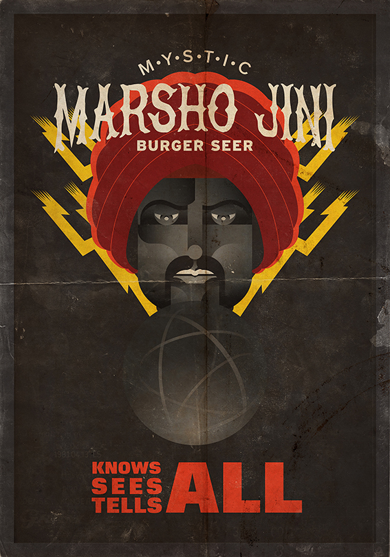 halifax Burgers restaurant denmark poster