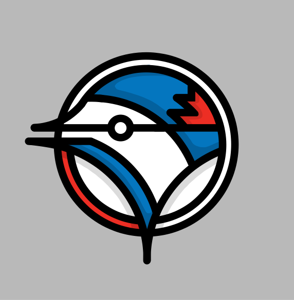Toronto Blue Jays baseball logo Icon vector bird geometric cap minimalist