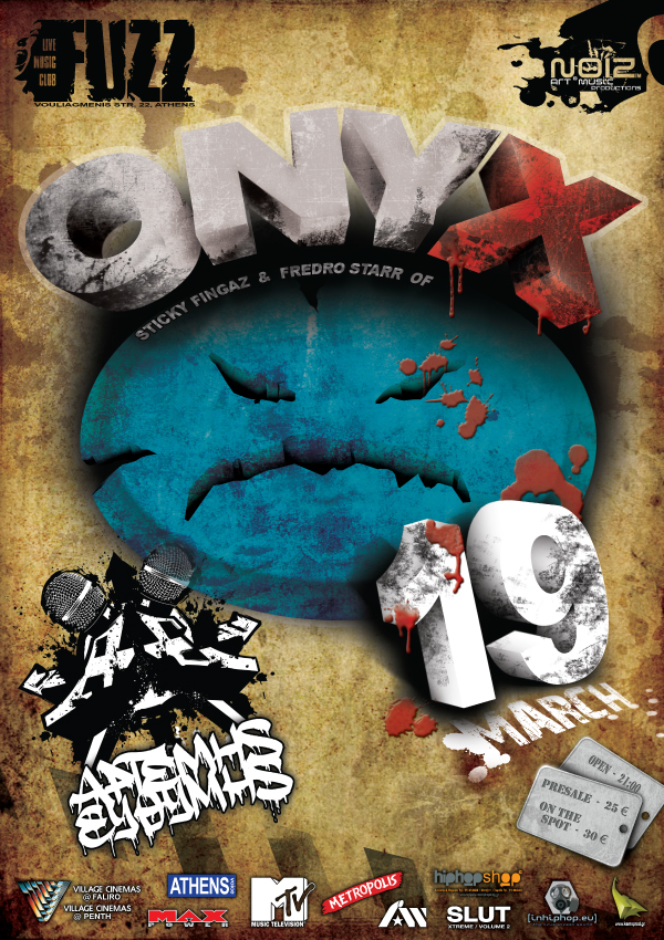 dj noiz hip hop Live Events poster photo manipulation