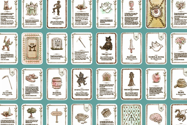 board game  Character Design fairy tales brothers grimm