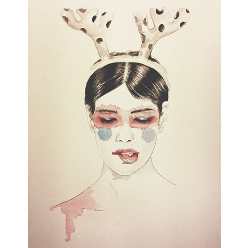 celebration Day watercolor watercoloring fashionstyle portraits draw sketch illustrations makeup fashionillustration hair