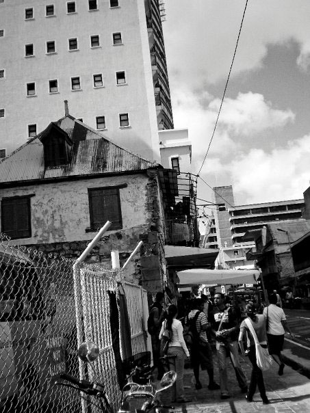mauritius port louis Sir William Newton black and white mood Perspective POINT OF VIEW
