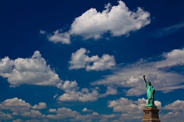 New York Statue of Liberty EOS Xsi Rockefeller Center