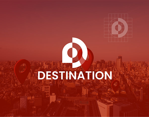 Logo design, destination logo branding, brand identity