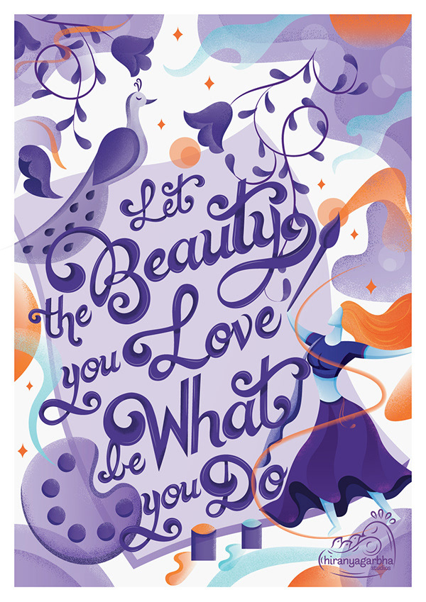 Passion inspired Illustrative Lettering