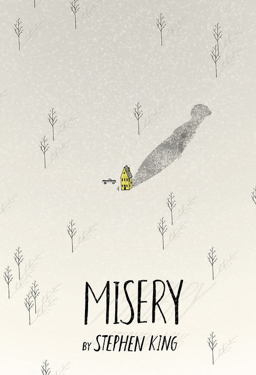 misery Stephen King book cover redesign Landscape