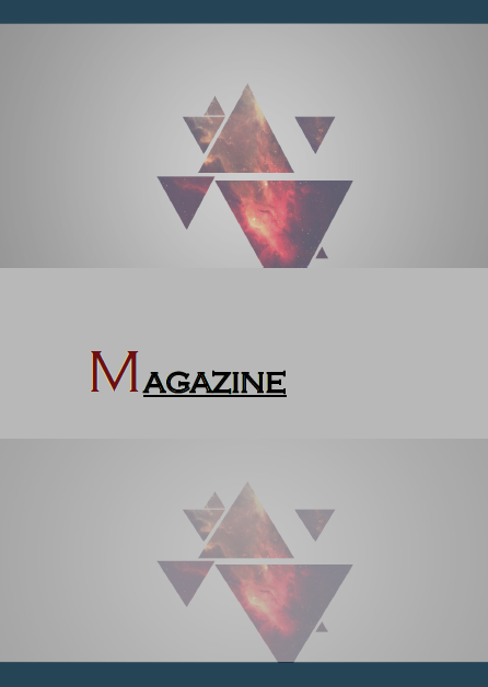 magazine cover InDesign design