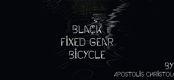 Black Fixed Gear Bicycle