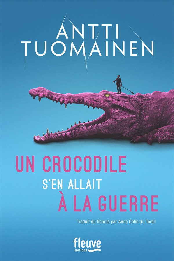 book cover artwork crocodile roman edition fleuve livre ILLUSTRATION  guerre