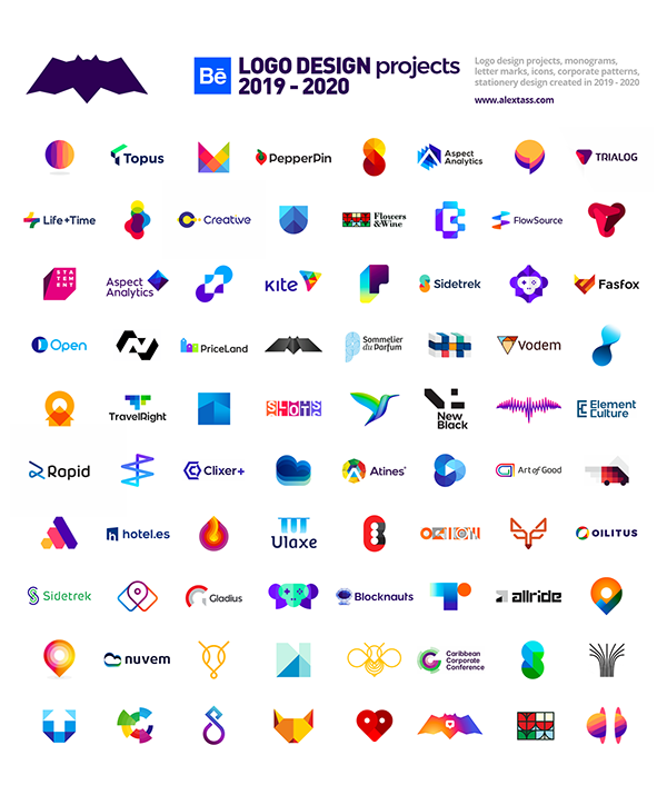 LOGO DESIGN projects 2019 - 2020
