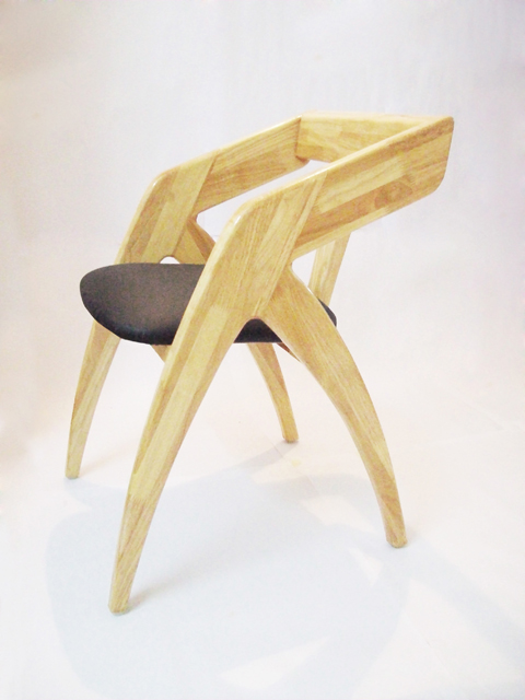 wooden furniture rubber wood restaurant chair crab NID Beach Furniture