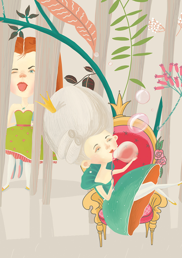 Princess wood fairy tale by Holya