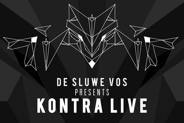 Mapping av sluwe Vos VJ live visuals techno house Kontra FOX studio wonder studio wonder leipeleon