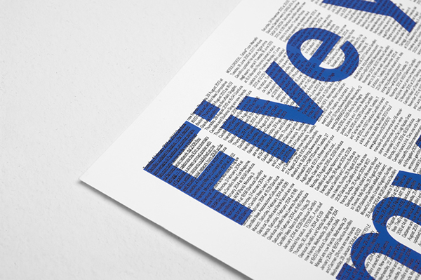 Screen-print silk-screnn poster social network typography sperimental