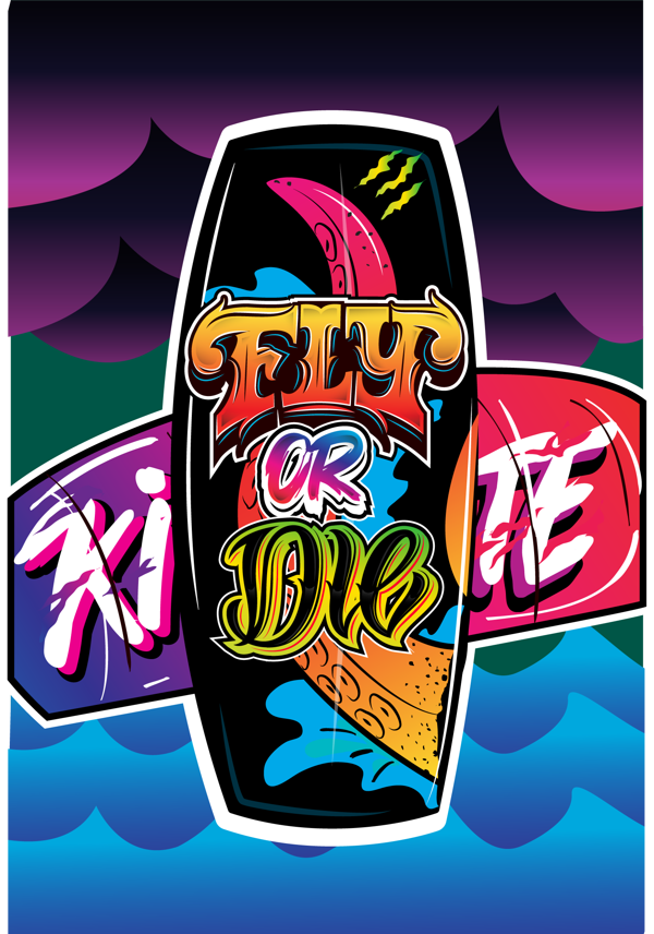 summer logo  surf  style  enjoy    rich   richert  colors