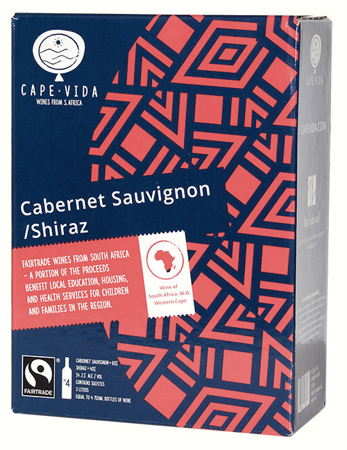 wine africa community fair trade boxed wine premium pattern bold