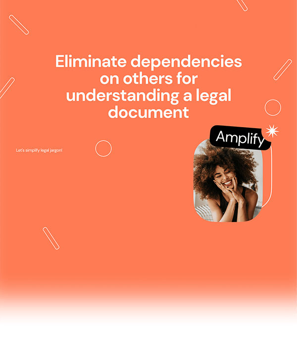 Amplify - AI Document Simplifier App Design
