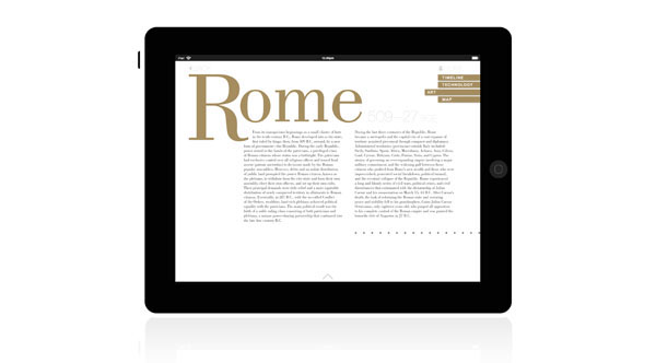 Ancient Civilization iPad app