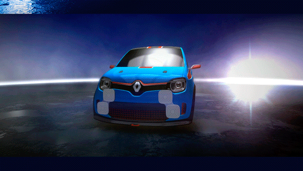 renault twin run concept car 3d realtime visualization unity TWIN'Z kt games sixieme son