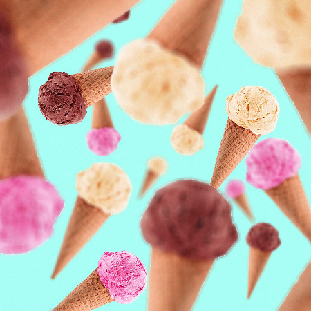 ice cream magazine Magzine Cover Magazine design food photography summer summertime summer food ai midjourney