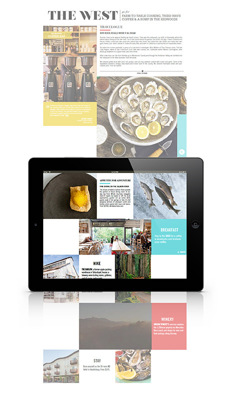 Adobe DPS Food  Digital Magazine