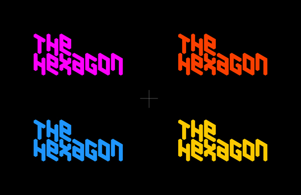 The Hexagon The Hexagon Space The Hexagon Logo Contest HexagOn Yer Jock Logo Contest! Baltimore Bmore Hexagons geometry Logo Design modular font weekends RaRahPhoto Carlos Vigil Super Rad Design SRD