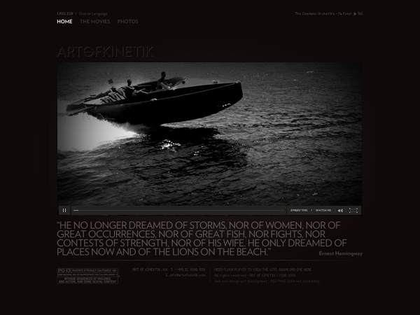 art of kinetik powerpoint presentation yacht boat presentation pitch colagues Corporate Movie New Page Internet Consulting 1984 Productions ivo martinovic